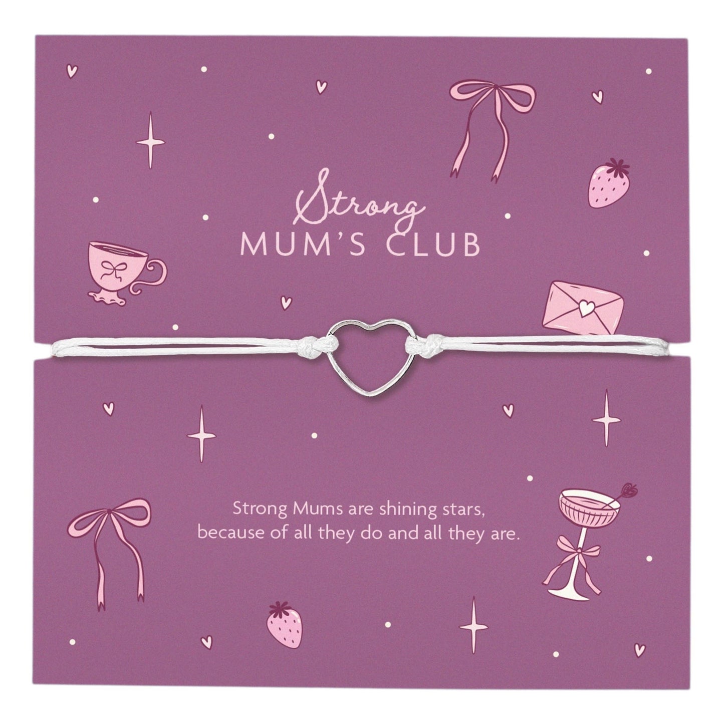 letterboxlove - Strong Mums Club Adjustable Bracelet