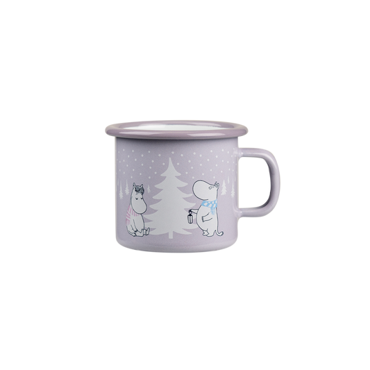 Muurla - MUURLA | Moomin | Enamel Mug | Snowfall | 0.25L