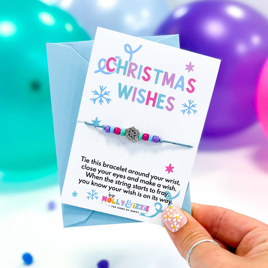 by Molly&Izzie - Christmas Wishes Mini Beaded Wish Bracelet