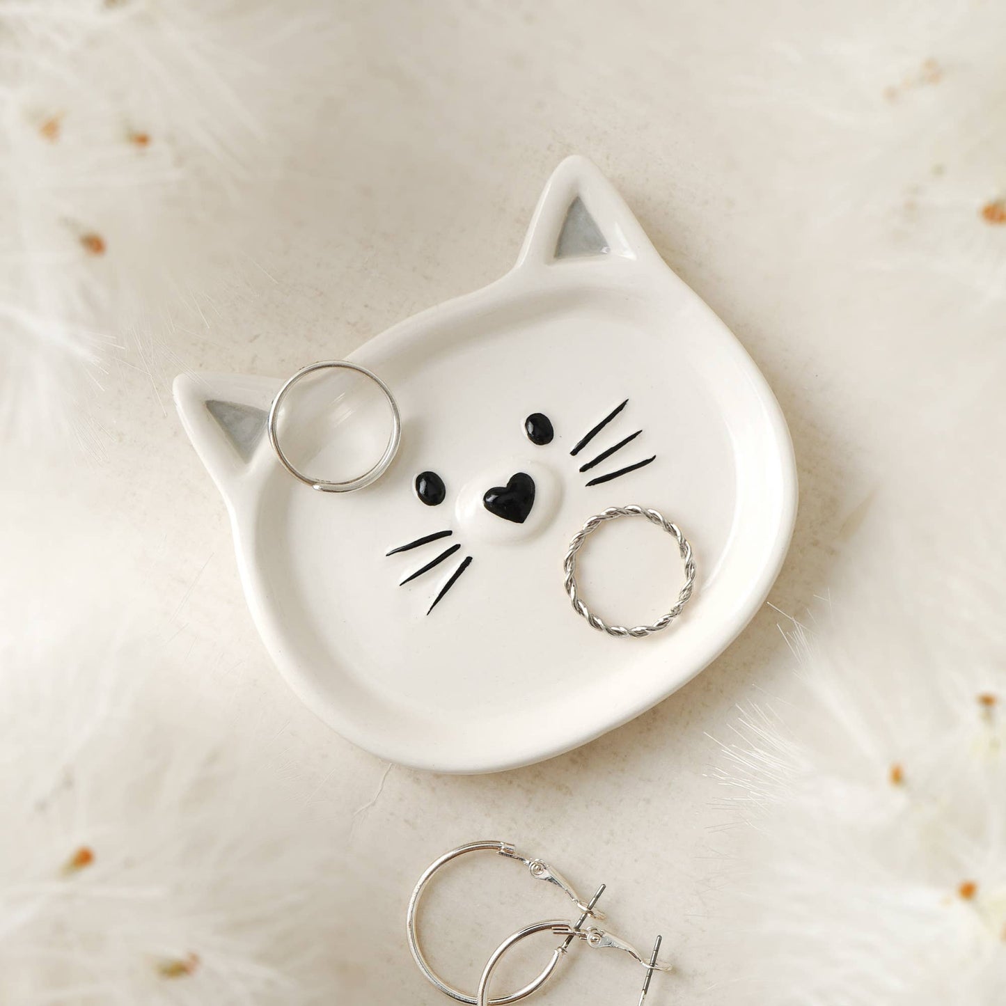 Send With Love Cat Ring Dish