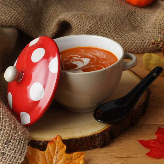 Snuggle Season Toadstool Soup Bowl in Gift Box