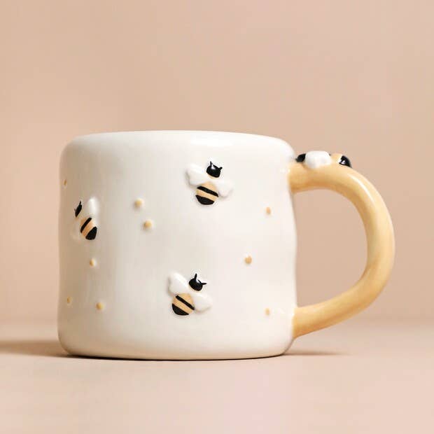 Lisa Angel - Irregular Ceramic Bee Mug