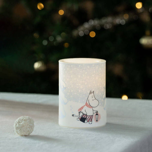 Muurla - MUULA | Moomin | LED Candle | Let It Snow | 10cm