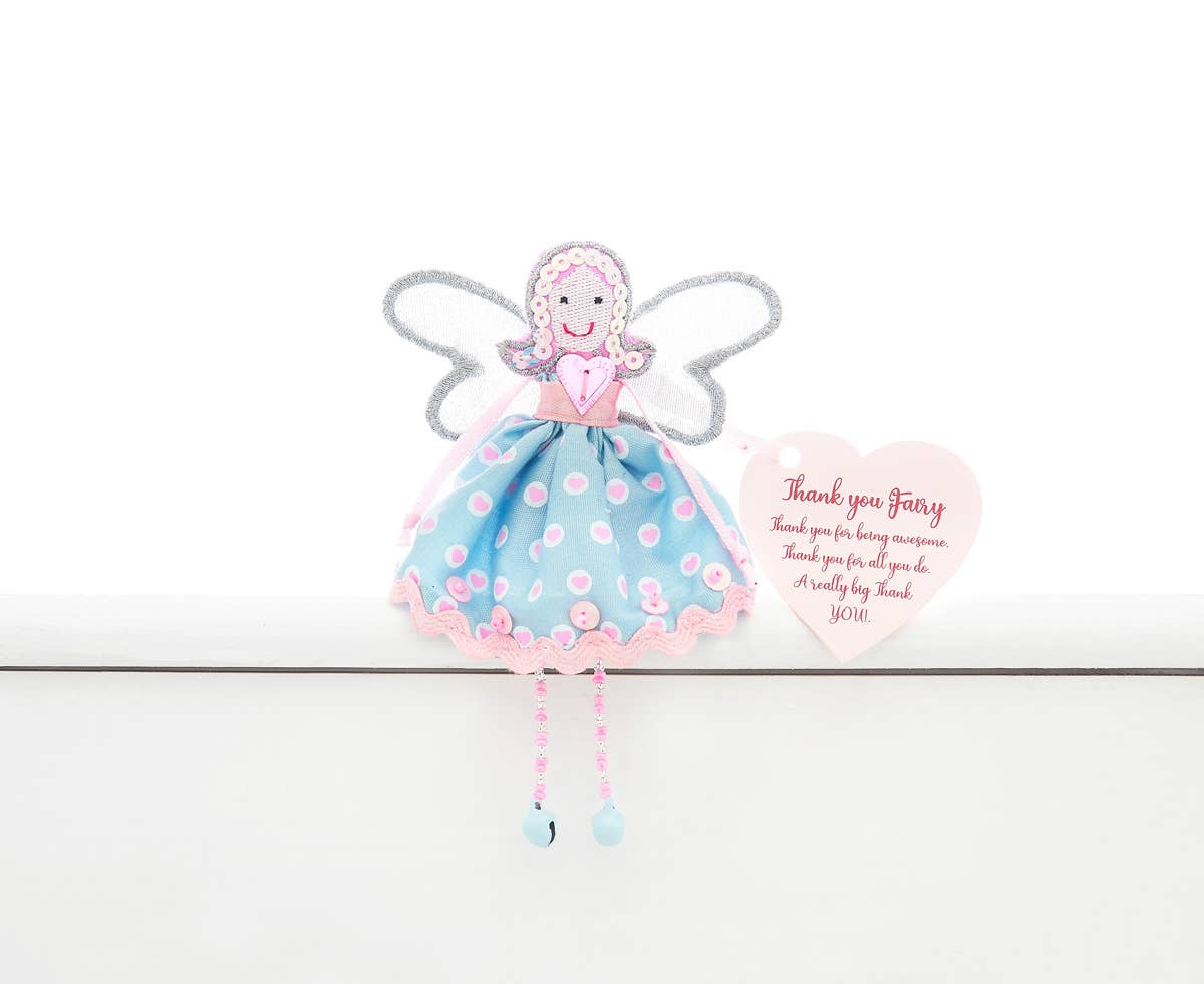 Believe You Can - 'Thank You Fairy' Fair Trade Shelf Sitter Keepsake Gift