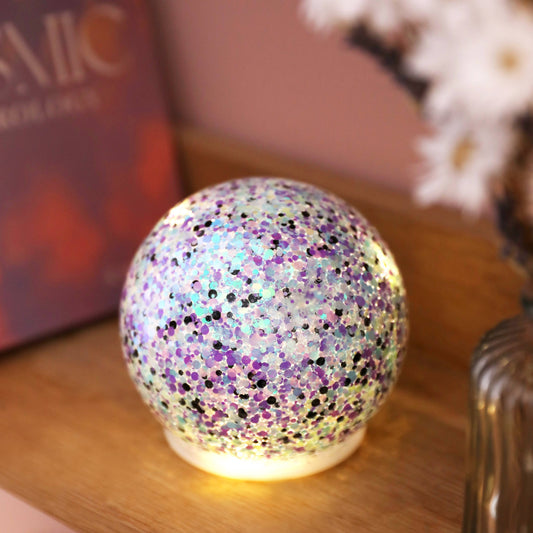 Lisa Angel - Small LED Moonrise Glitter Light Globe