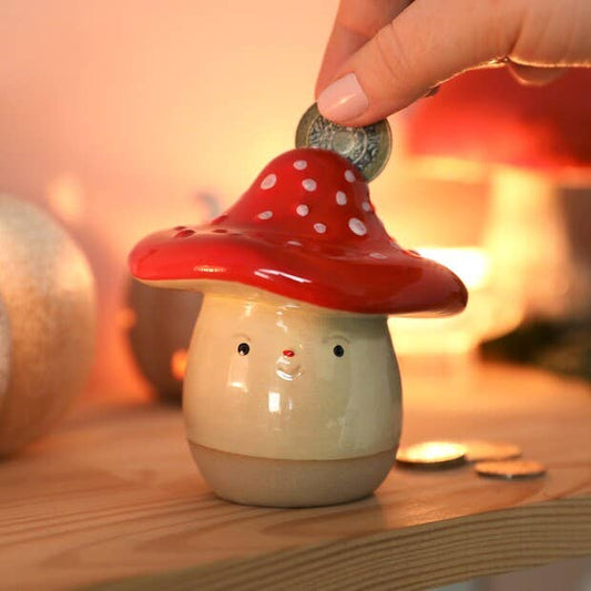 Lisa Angel - Face Toadstool Money Box