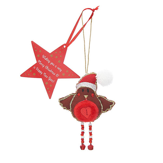 Believe You Can - Robin Fair Trade Christmas Decoration Keepsake