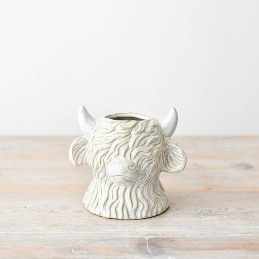 Gainsborough Giftware - Highland Cow Planter, 13.3cm