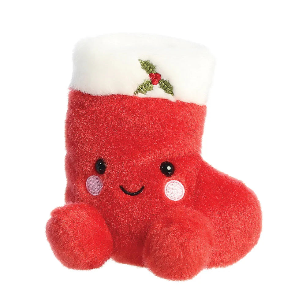 Palm Pals Holly Stocking Soft Toy