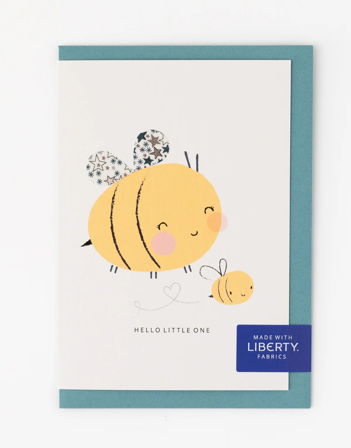 Liberty Bee New Baby Card - Adelajda's Wish