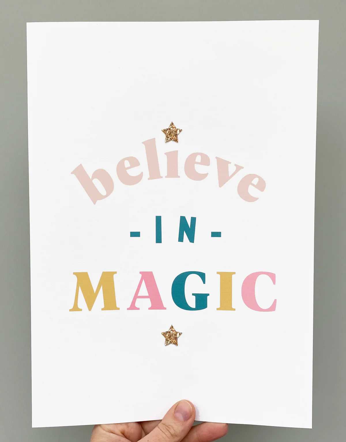 'BELIEVE IN MAGIC' NURSERY ART