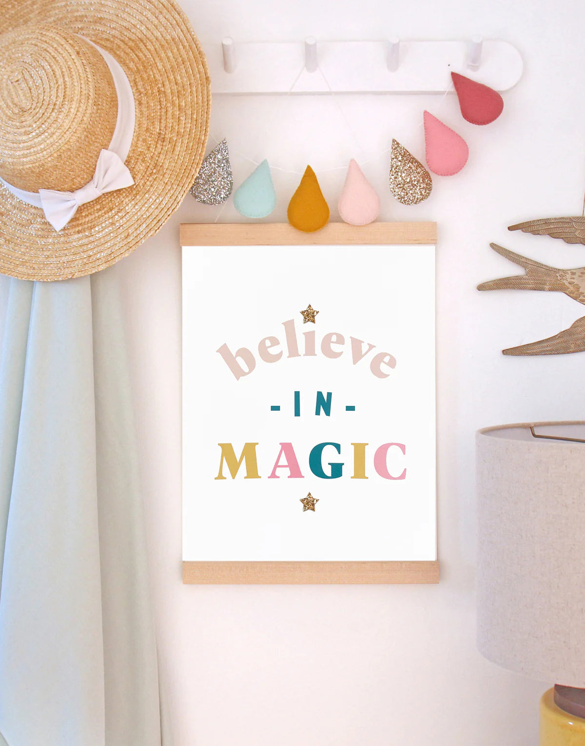 'BELIEVE IN MAGIC' NURSERY ART