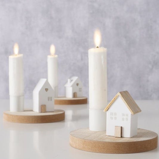 Scandi house Candle holder assorted