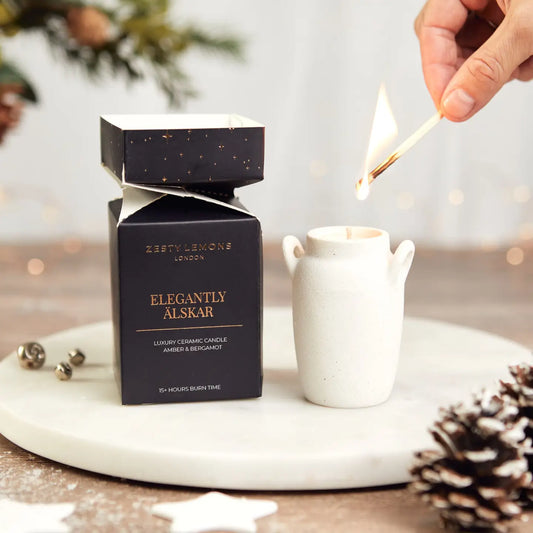 Alskar Mini Candle Cracker: Amber & Bergamot Fragrance