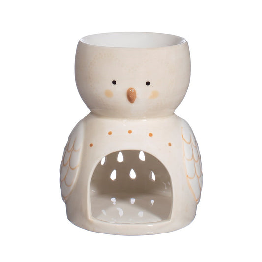 Olivia Owl White Oil Burner By Sass & Belle