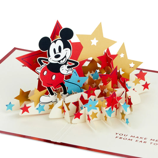 Any Occasion Card - 3D Pop-Up Disney Mickey Mouse Design