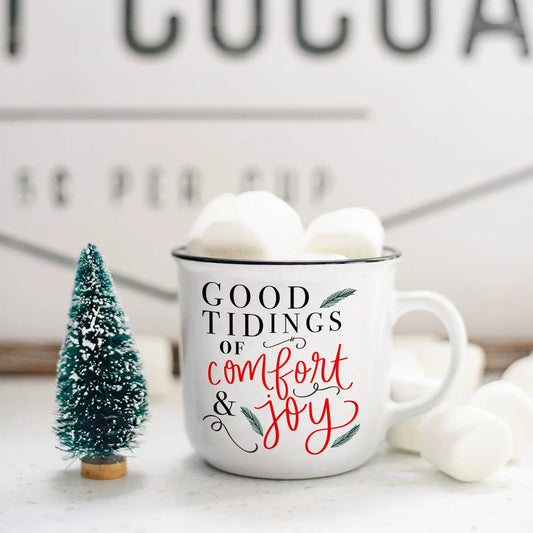 Good Tidings Coffee Mug - Christmas Home Decor & Gifts