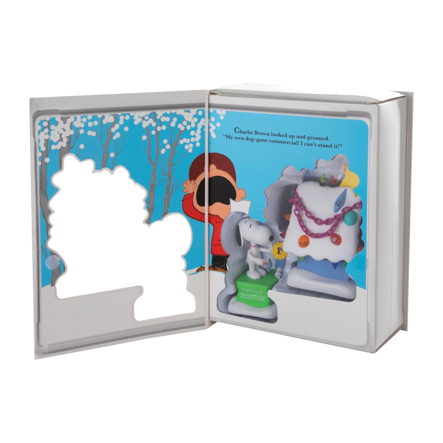 Storied Moments PEANUTS Christmas Ornaments - Set of 2 SNOOPY & Doghouse