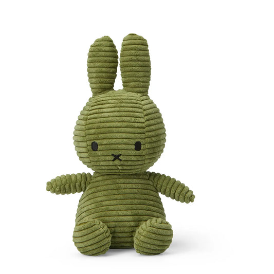 Miffy Corduroy Eco Olive Green 23cm