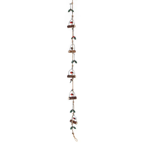 Mini Robin Garland Christmas Decoration from Shoeless Joe