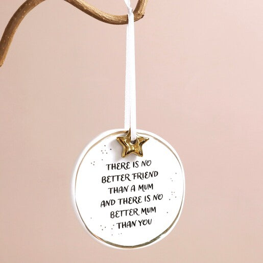 Mum starry Ceramic Hanging Decoration