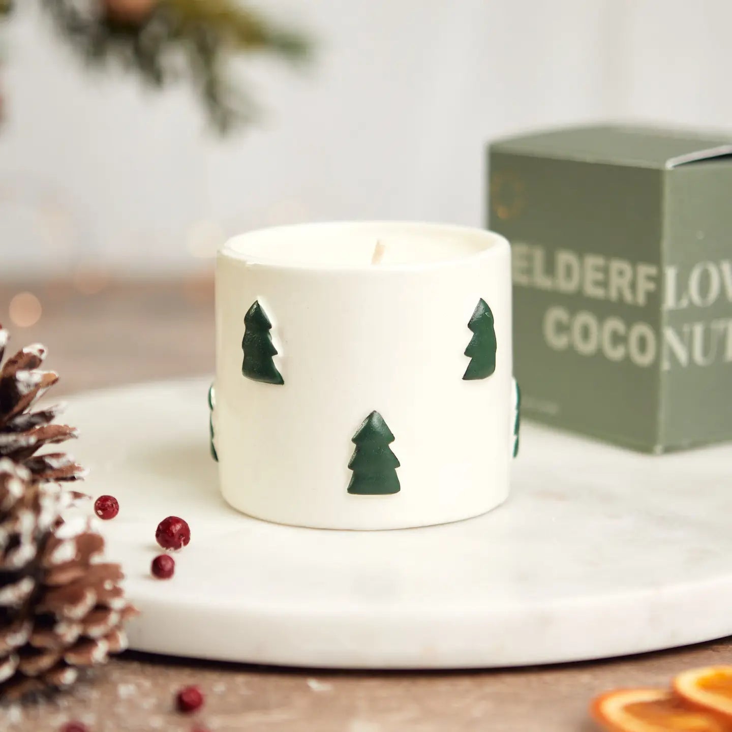 Christmas Spruce Candle - Winter Pine Fragrance