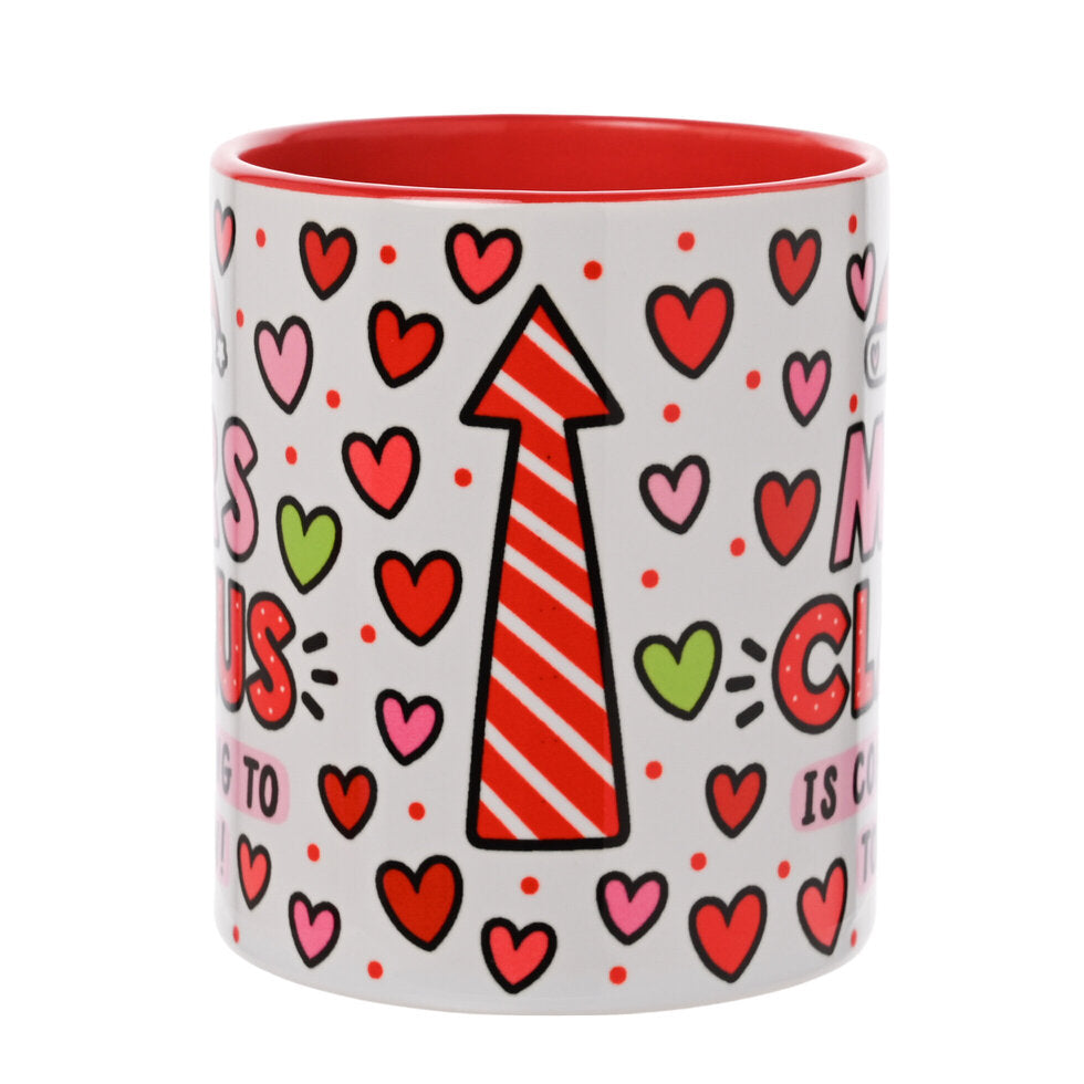 Mrs Claus Christmas gift mug by Sam Jayne designs