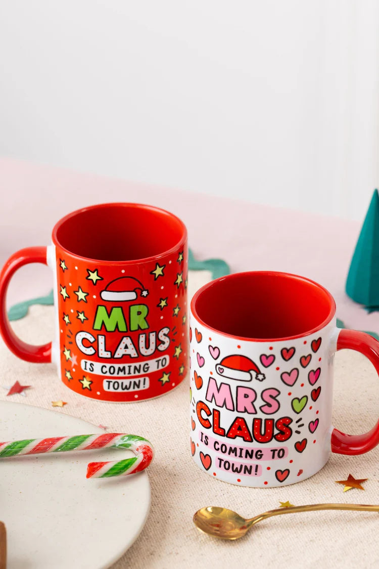 Mrs Claus Christmas gift mug by Sam Jayne designs