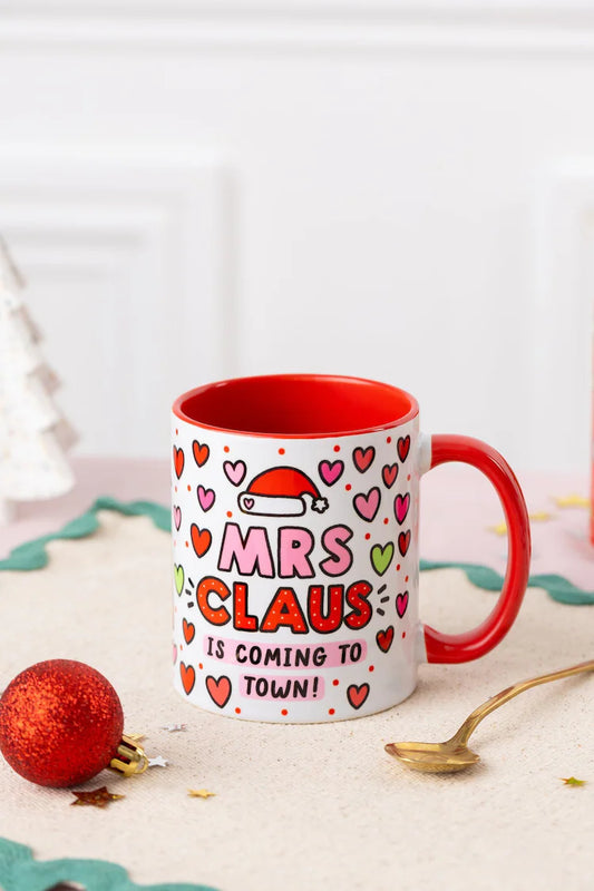 Mrs Claus Christmas gift mug by Sam Jayne designs