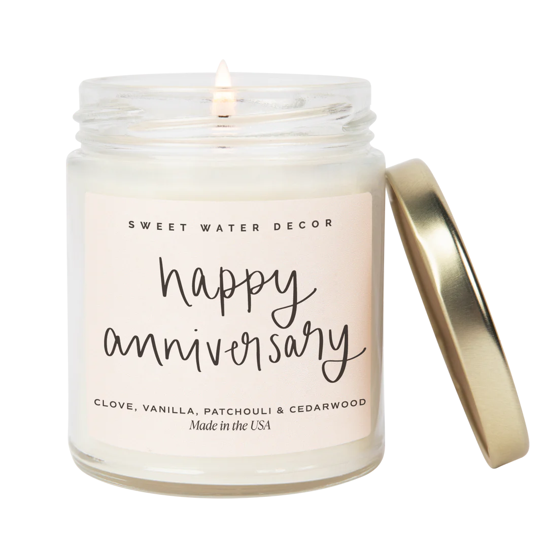 Happy anniversary candle
