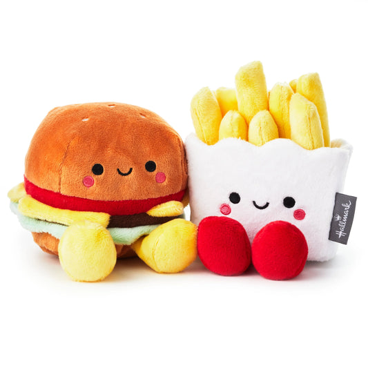 Better Together Burger & Fries Magnetic Soft Toy pair