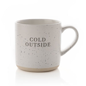 Speckled Ceramic Mug - Cold Outside