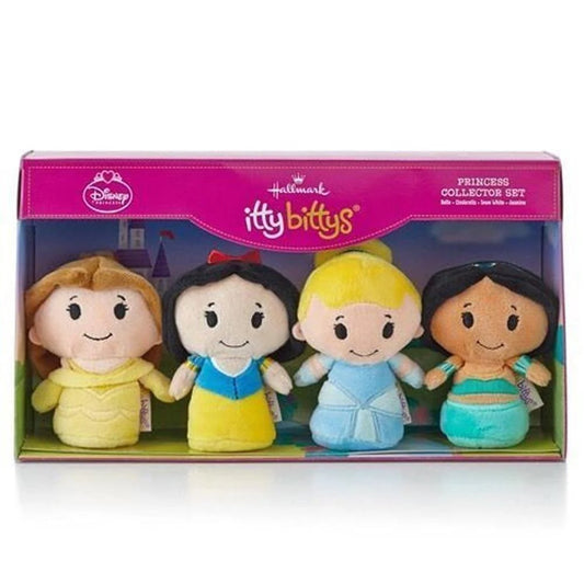 Itty Bittys Disney Princess Collector Set - Belle, Cinderella, Snow White, Jasmine Limited Edition