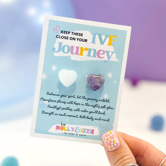 Ivf Journey Comforting Crystal Hearts By Mollie & Izzie