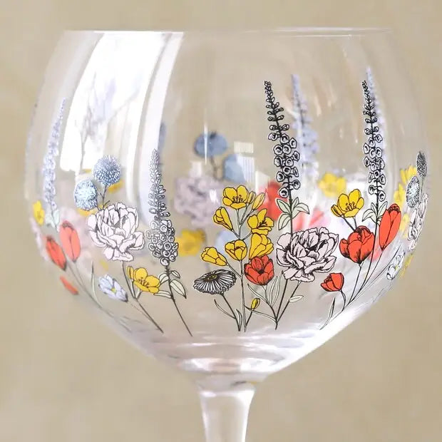 Wildflower Gin Glass