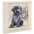 Dog with flowers collection by Papershed design