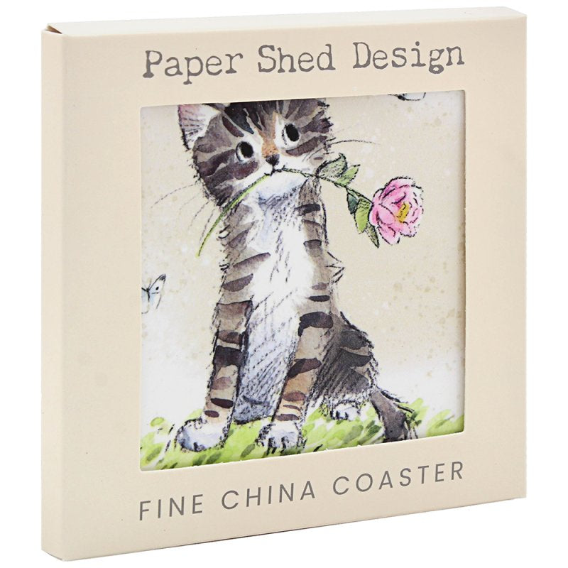 Cat with rose collection by Papershed designs