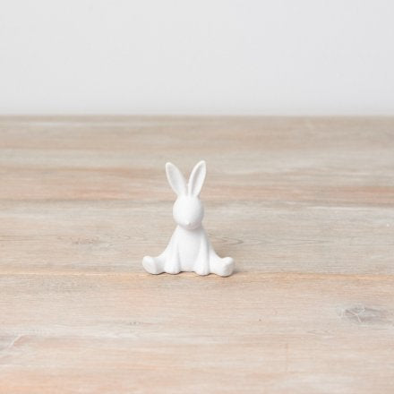 Textured Bunny Ornaments - small & large size