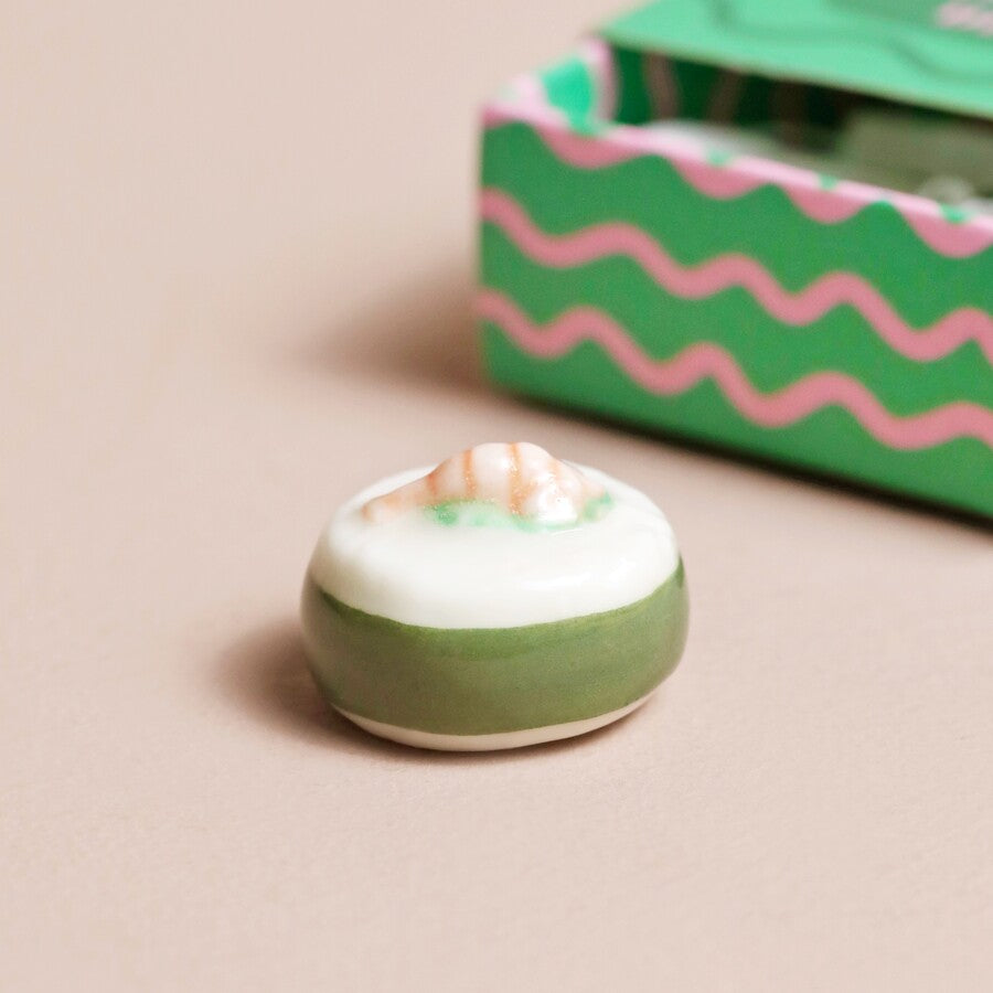 Tiny Matchbox Ceramic Sushi Token