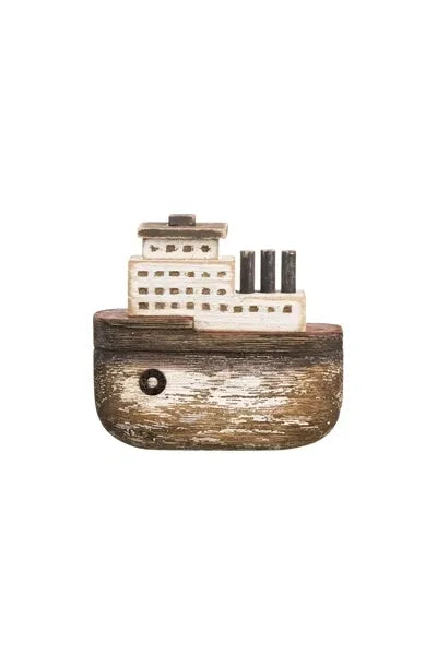 Wooden rustic Steamboat- 2 sizes by Shoeless Joe