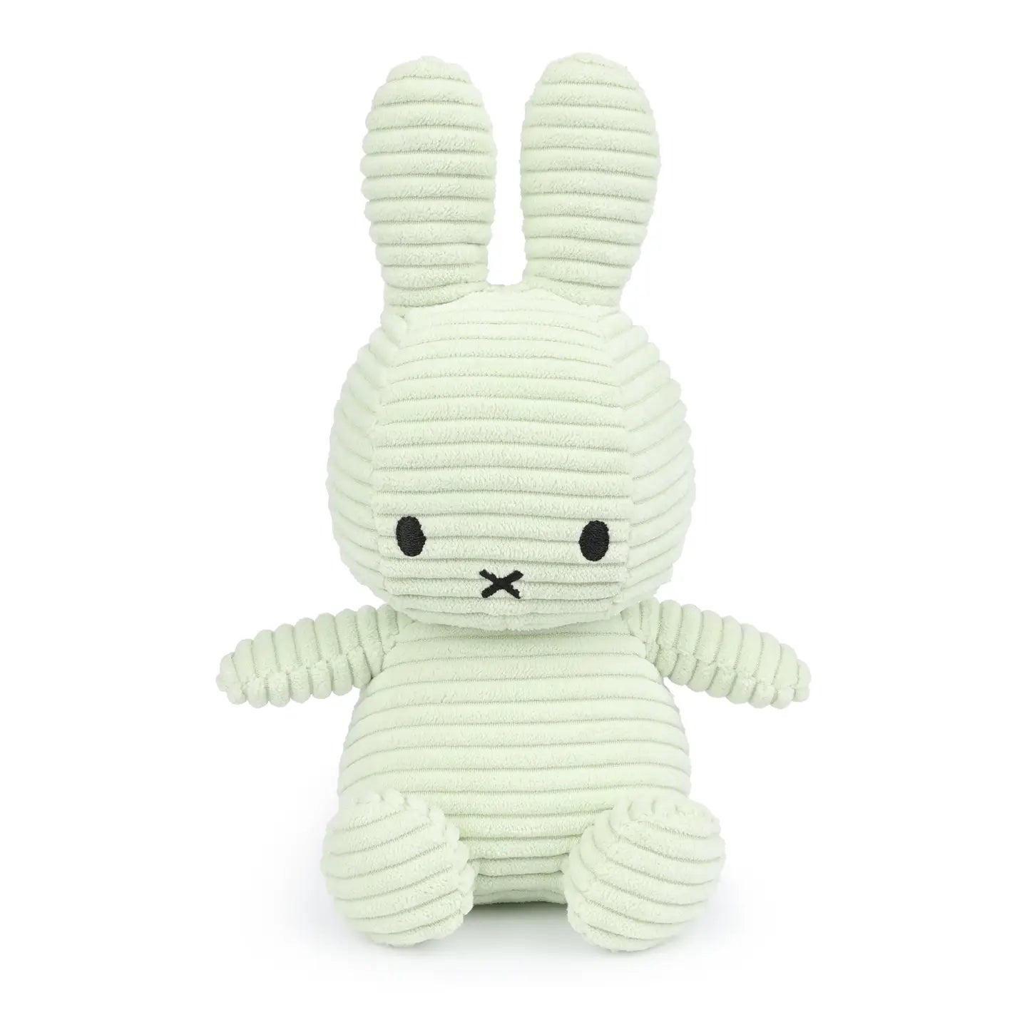 Mint green, pink and Buttercream Corduroy Miffy plush toy - 23 cms