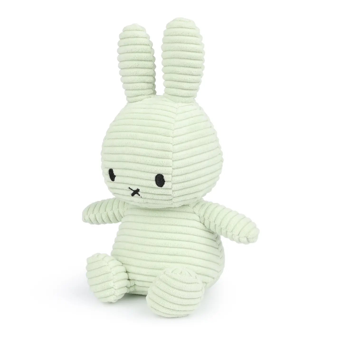 Mint green, pink and Buttercream Corduroy Miffy plush toy - 23 cms