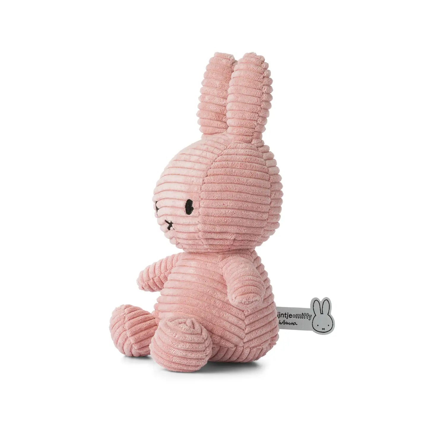 Mint green, pink and Buttercream Corduroy Miffy plush toy - 23 cms