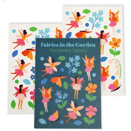 Fairies in the garden temporary tattoo