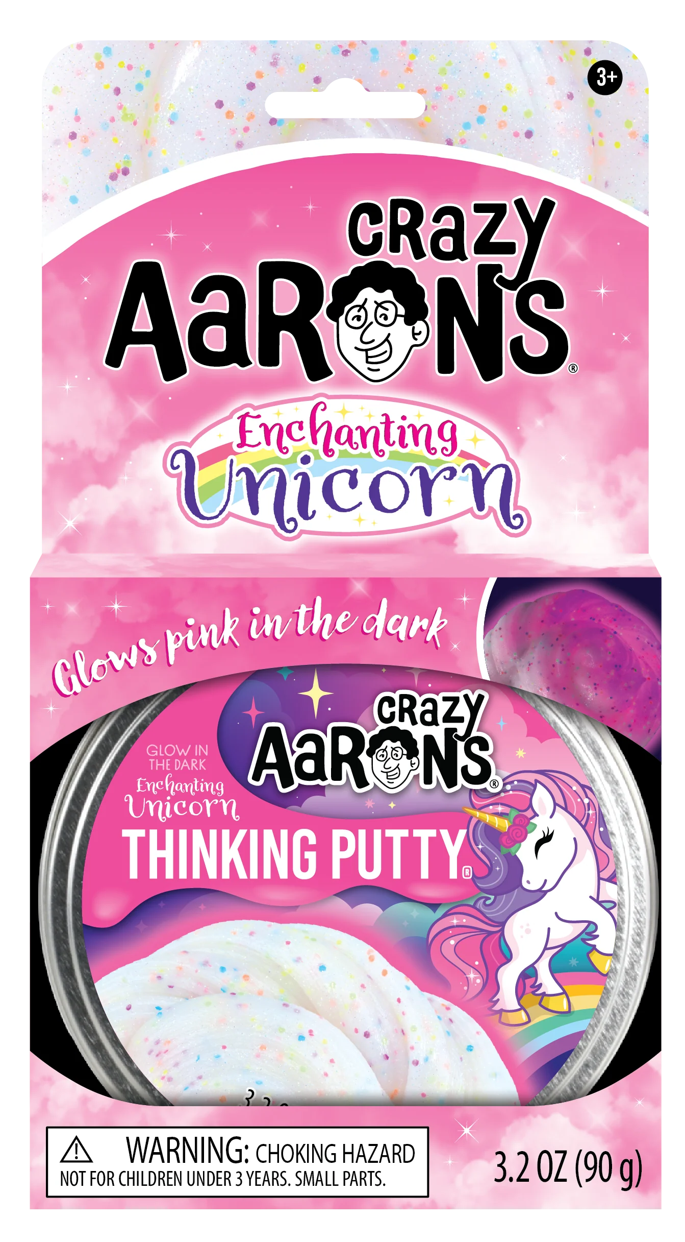 Enchanting Unicorn Glow in the dark thinking putty Crazy Aaron