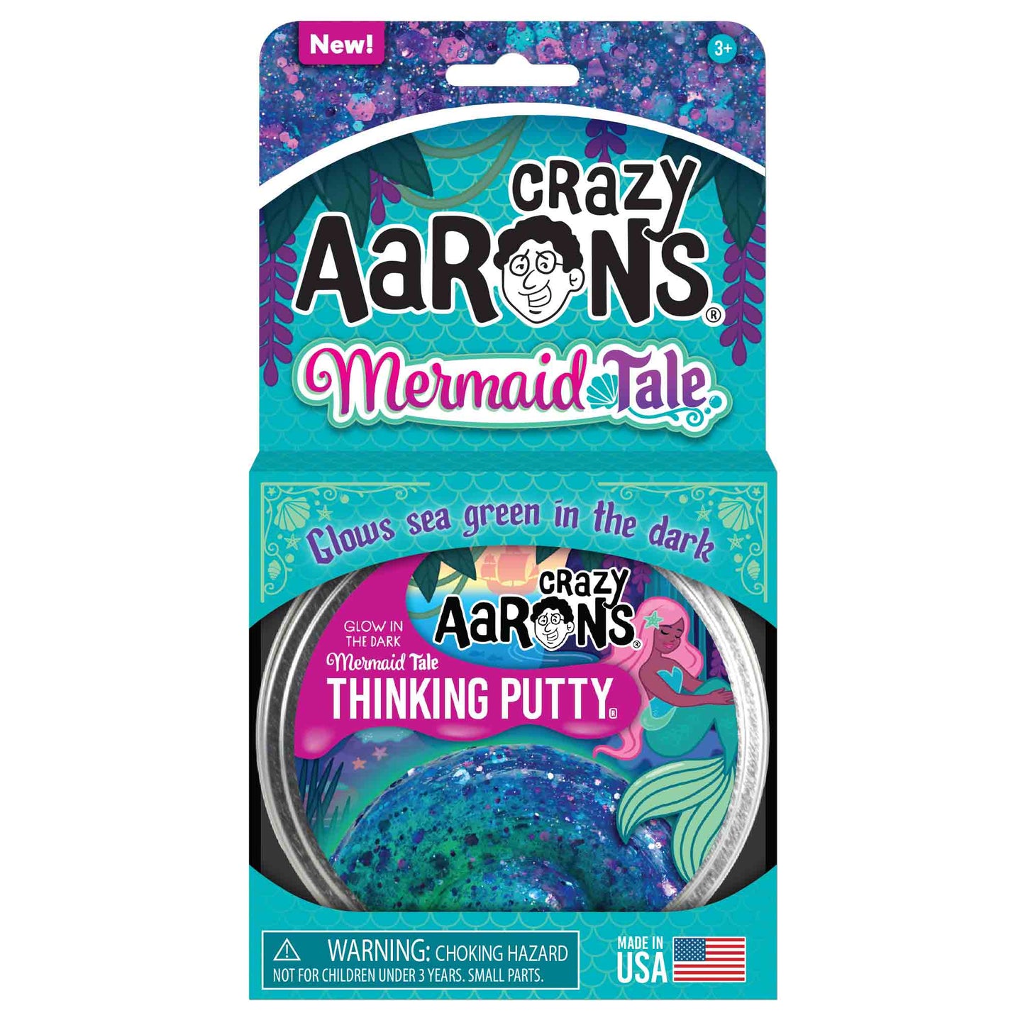 Mermaid tale glowbrights thinking putty. Crazy Aaron’s