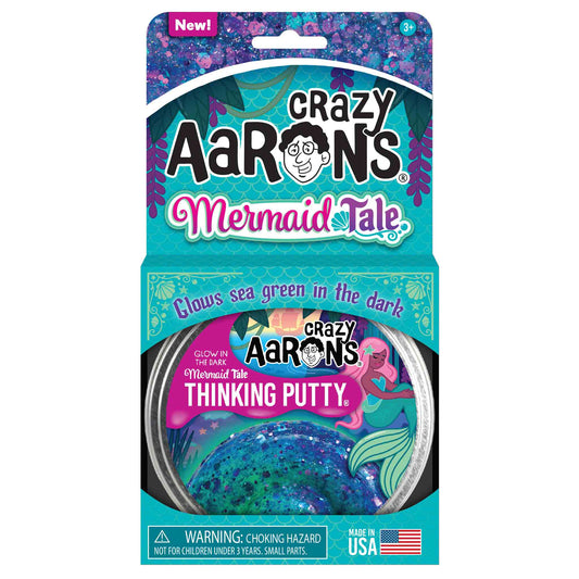 Mermaid tale glowbrights thinking putty. Crazy Aaron’s