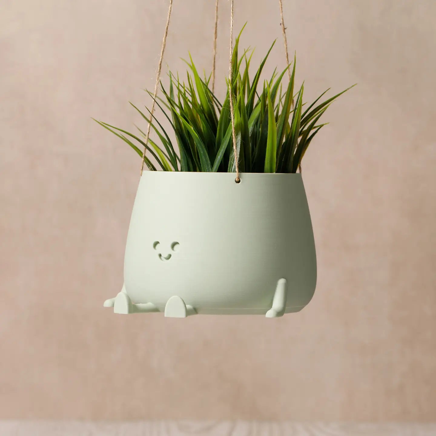 Eco-Elegance: the Sustainable Hanging Happy Pot - Sage