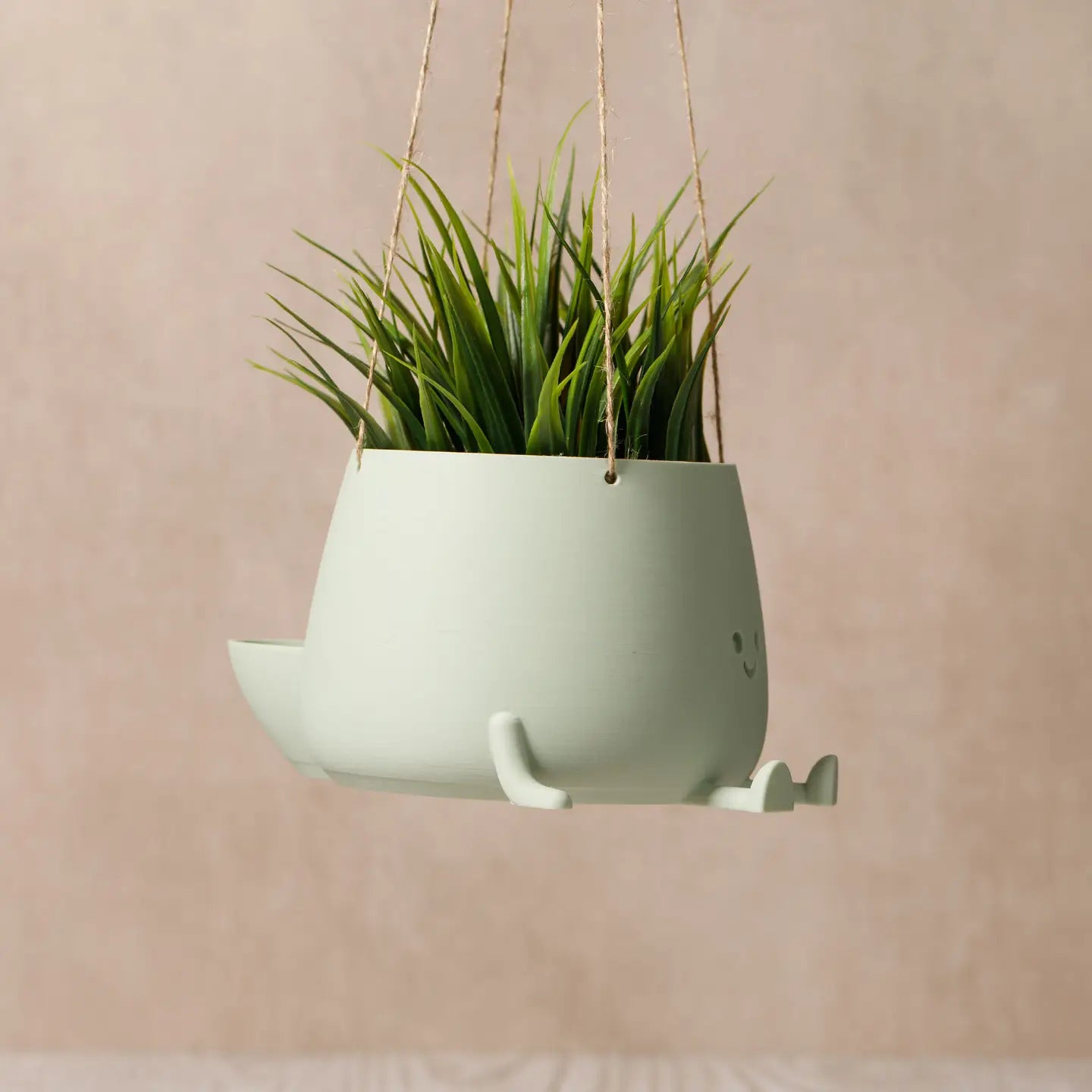 Eco-Elegance: the Sustainable Hanging Happy Pot - Sage