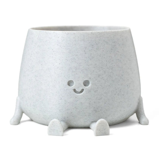 Small & Medium Happy Pot Planter - Marble